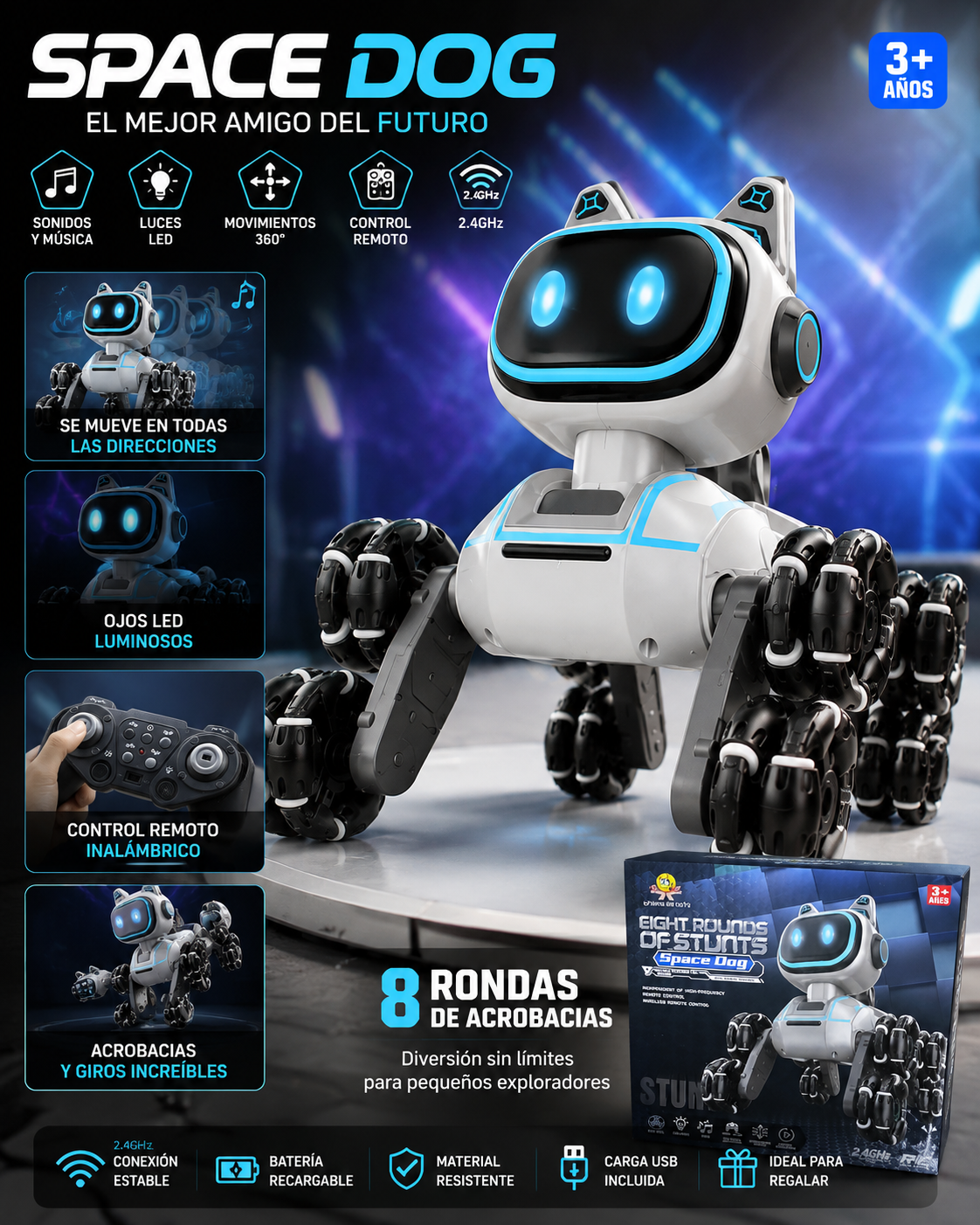 PERRO ROBOT JUGUETE 168-22